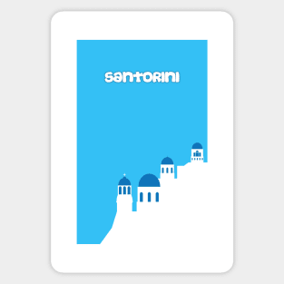 Santorini,Greece,Travel Poster Sticker